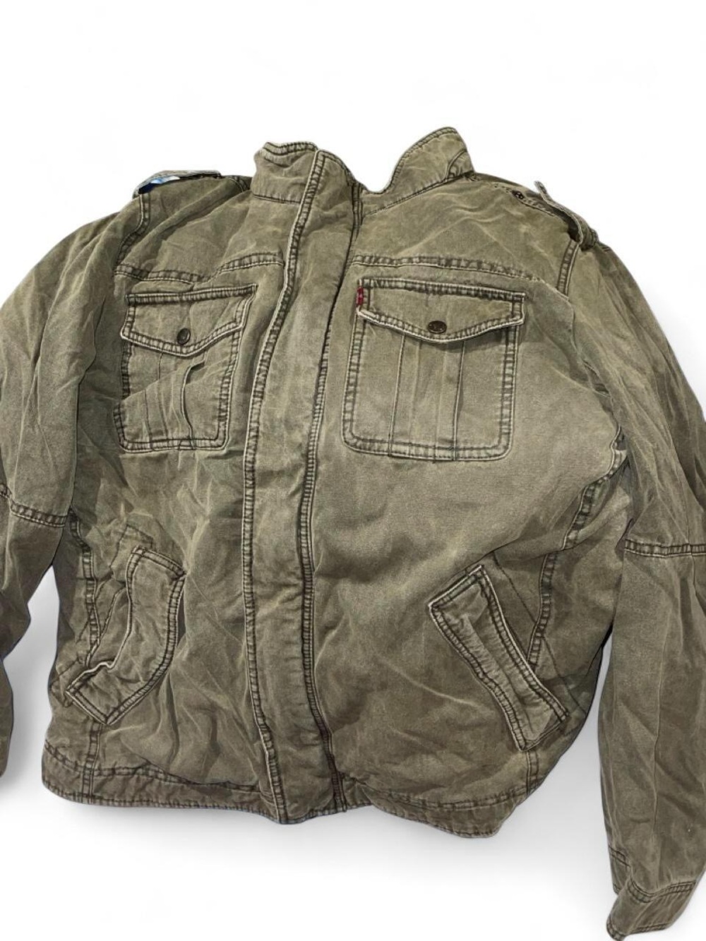 Levi's Olive Green Military Field Jacket